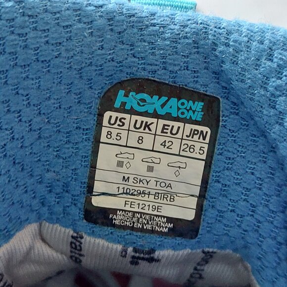 Hoka Sky Toa Mid eVent Waterproof Light Hiking Shoes Men's 8.5 - Picture 3 of 5